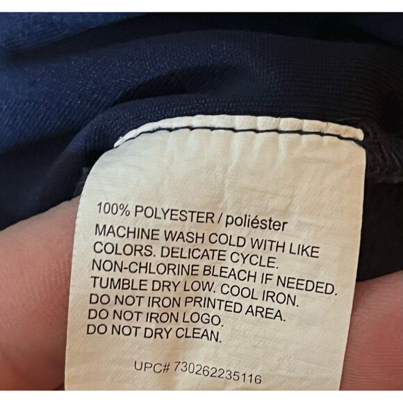 Callaway Mens XL Navy Blue Quarter Zip Golf Pullover Sweatshirt - Picture 3 of 6